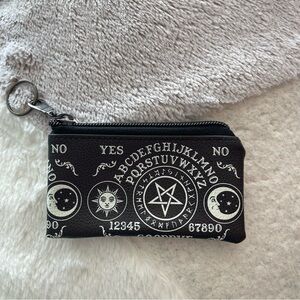 Jakari Mini Zipper Pouch/Coin Purse with Key Ring-Ouija Spirit